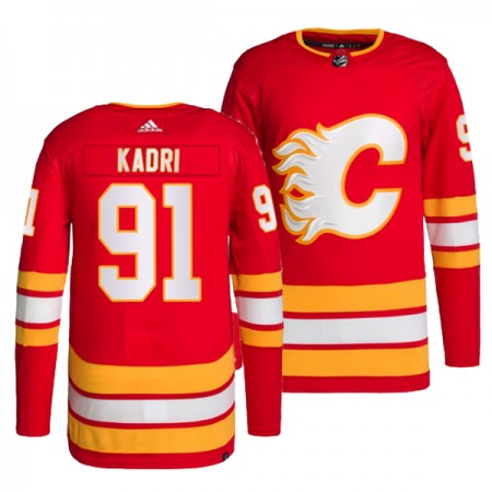 Calgary Flames Nazem Kadri 91 Adidas Rot Trikot Authentic - Herren